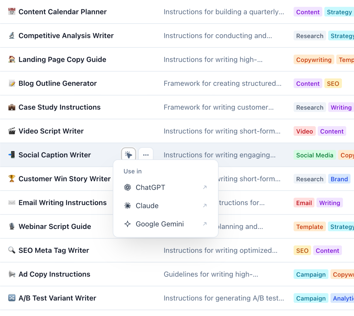 Promptr for AI starter library — use in ChatGPT, Claude, or Gemini